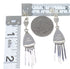 Genuine Sterling Silver Multicolor Inlay Post Dangle Earrings QX76606